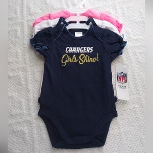 Los Angeles Chargers Team Apparel Onesies